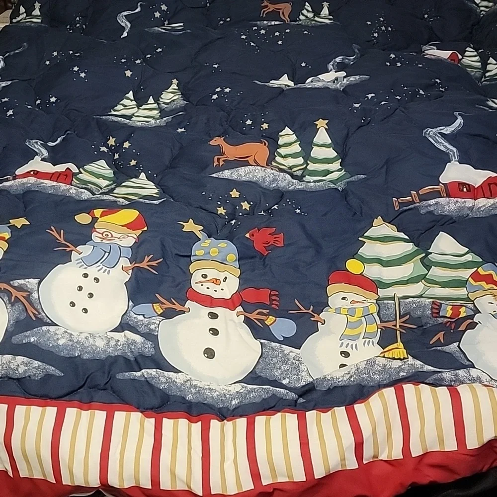 Snowman Twin Comforter from JCPenney. NWOT. 63×86 Inches.